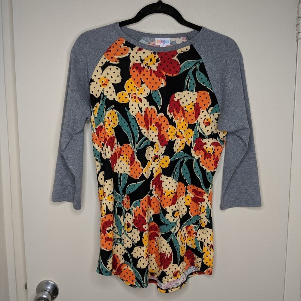 LuLaRoe Floral Randy Tee  - Size S - GUC